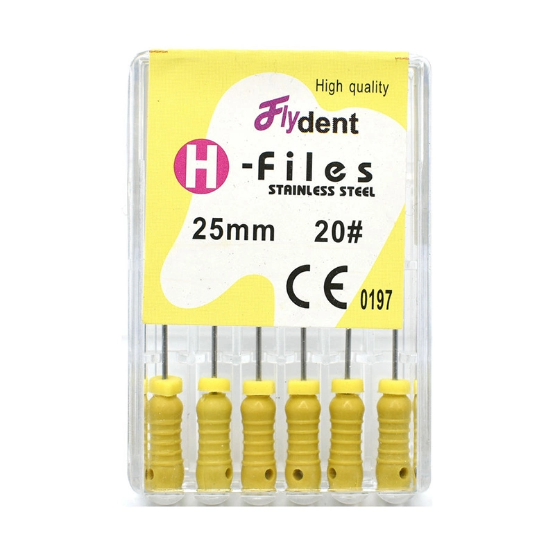 Dental Root Canal File 21/25mm Stainless Steel Dental H Files