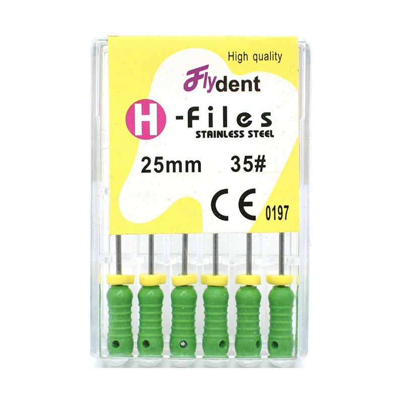Dental Root Canal File 21/25mm Stainless Steel Dental H Files