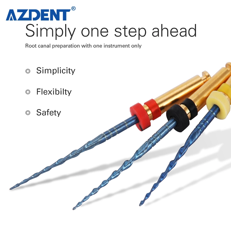 Azdent Hot Selling Reciprocating Root Canal Dental Niti Files Heat Activated