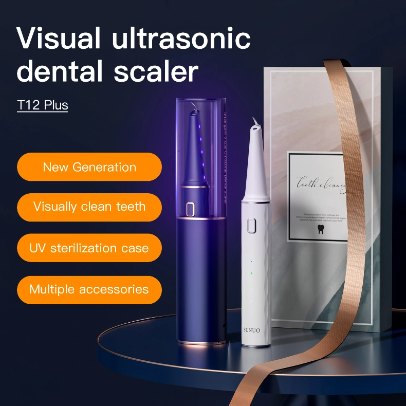 Portable Intelligent Visual Teeth Large Version Clean T12 Plus, Ultrasonic Cleaning, Dental Cleaning Equipment Manufacturer, Dental Instrument Medical Supply