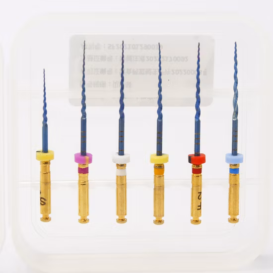 Dental Root Canal Therapy One File Reciprocatory Motion Design Endo Rotary File