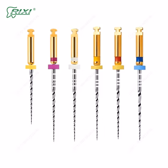 Dental Equipment USA Brand Wave One Gold Rotary Files Gold Heat Activation Files with CE and FDA