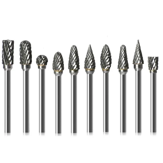 Single and Double Grain Tungsten Steel Carbide Rotary File